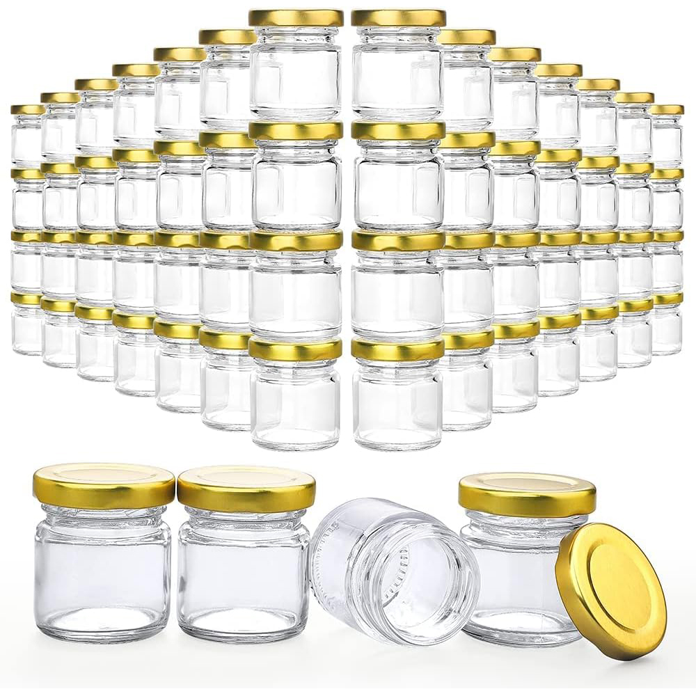 Candle Making Jars With Lids - Kleine Gläser mit Deckel, 1,5 oz