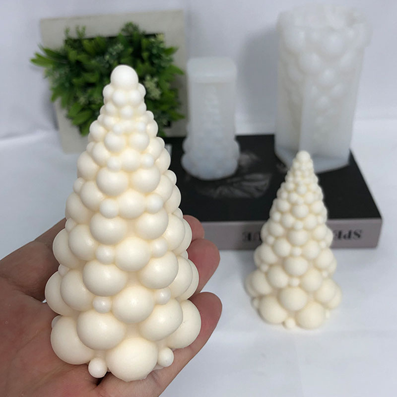 Candle Making Kit - 3d Blase Weihnachts baum Silikon Kerzen