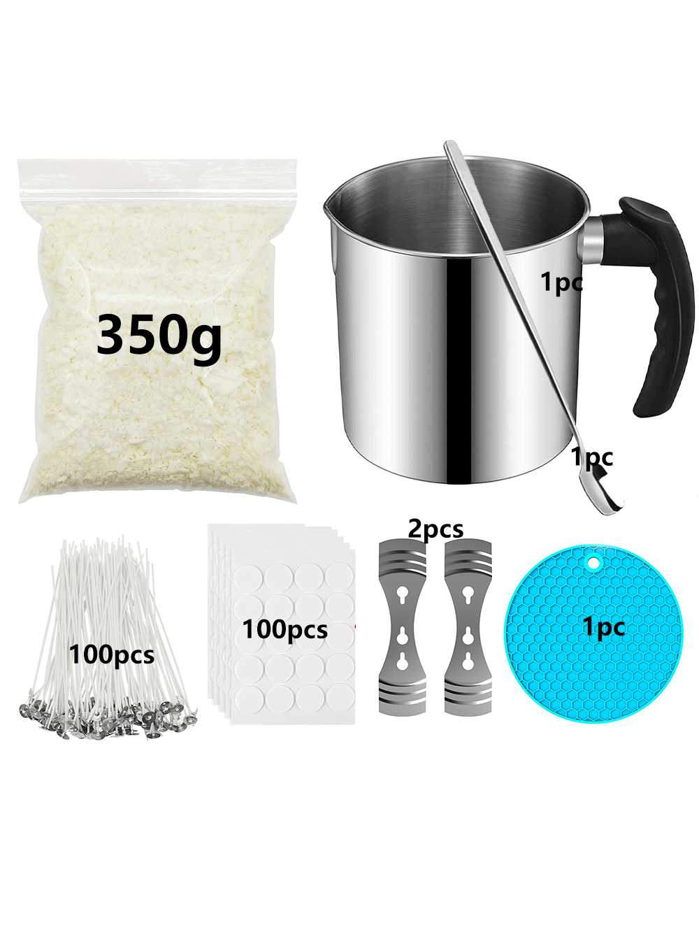 Candle Making Kit For Kids - Kerzenherstellungs-Set, geeignet für Anfänger und Erwachsene,