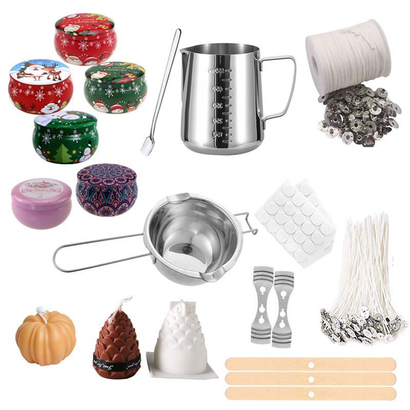 Candle Making Kit For Kids - 1 Set Kerzenherstellungsset, Ausgießtopf, Kerzenherstellungszubehör, Werkzeugsatz,