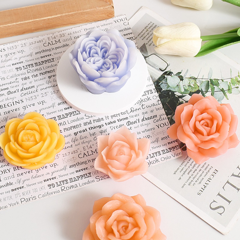 3D Rose Kerze Silikon Form Rel – Candle Making Austin Bewertung und Preis