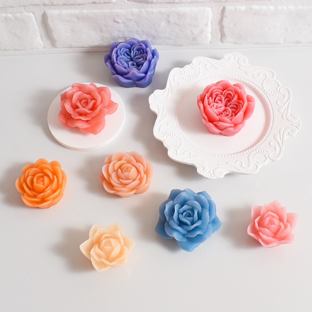 3D Rose Kerze Silikon Form Rel – Candle Making Austin Bewertung und Preis