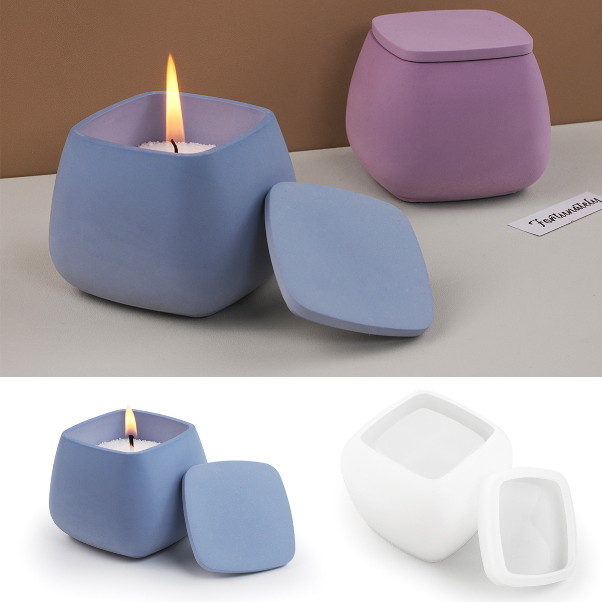 Quadratische Kerze Glas Siliko – Candle Making Jars With Lids Bewertung und Preis