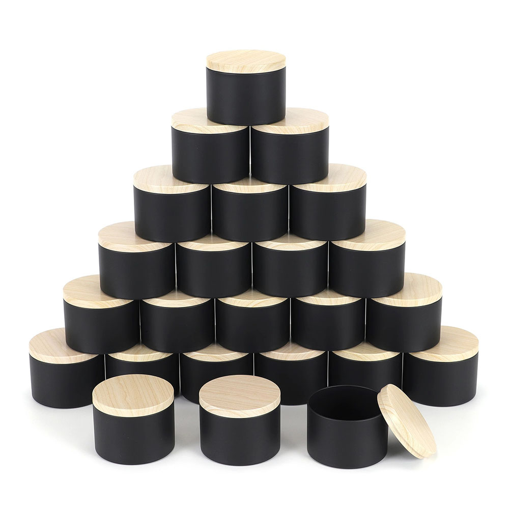 24 Stück 4 Unzen schwarze Kerz – Candle Making Jars With Lids Bewertung und Preis