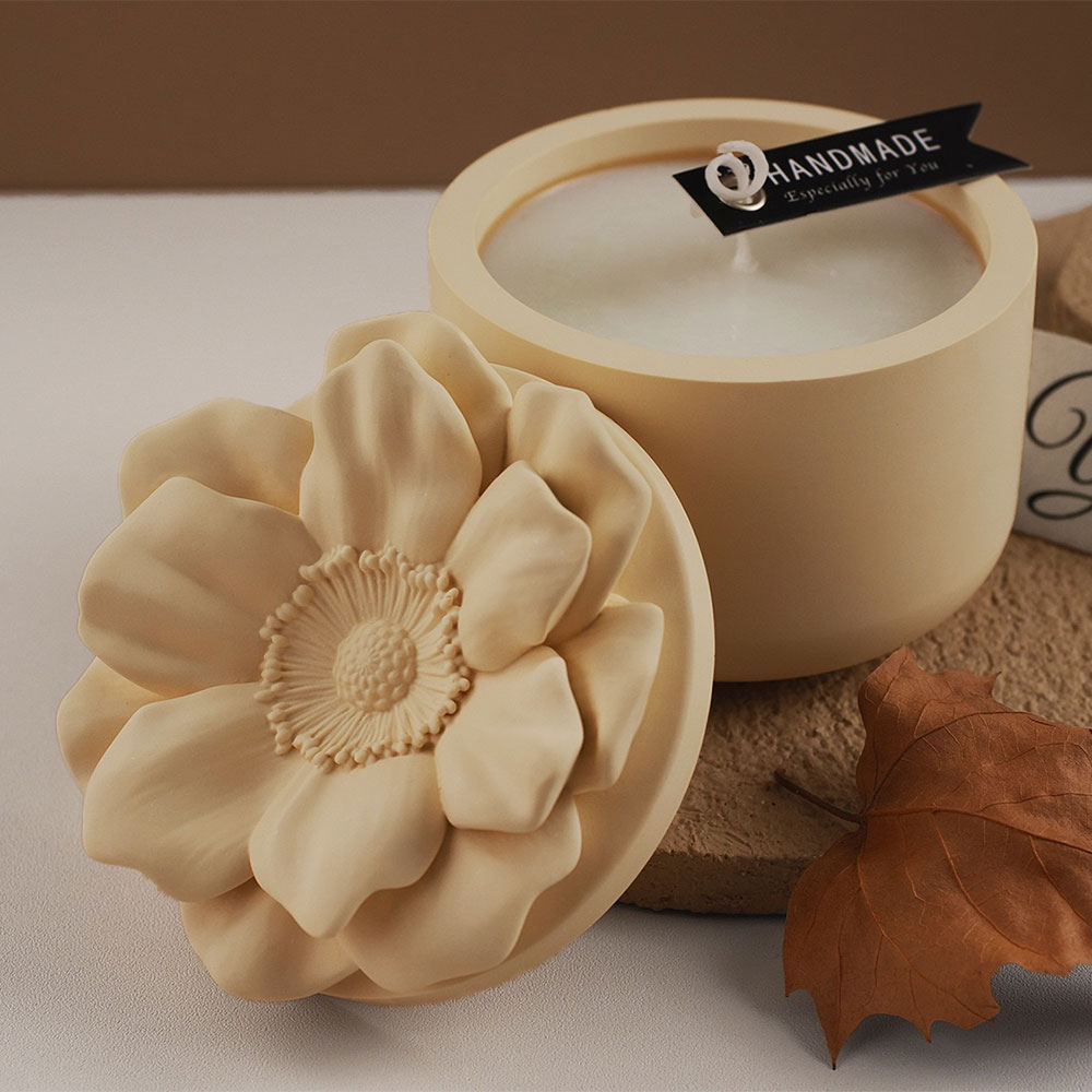 Sonnenblumen-Aufbewahrungsbox, – Candle Making Jars With Lids Bewertung und Preis