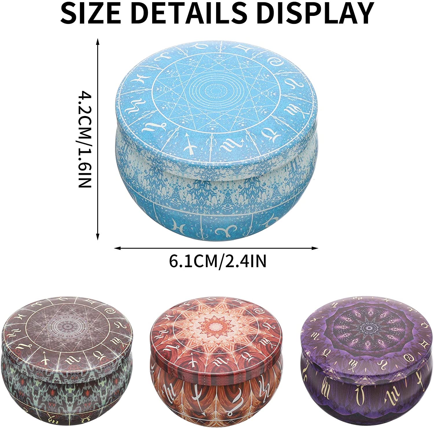 12er-Pack Kerzendosen, runde K – Candle Making Jars With Lids Bewertung und Preis
