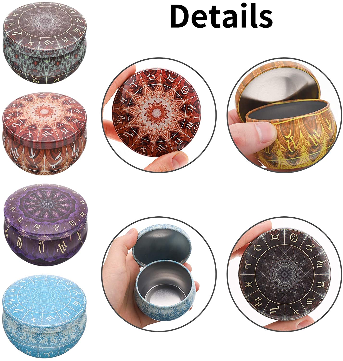 12er-Pack Kerzendosen, runde K – Candle Making Jars With Lids Bewertung und Preis