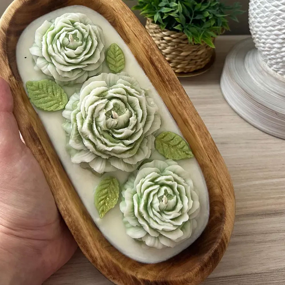 Pfingstrose Rose Silikon Kerze – Candle Making Austin Bewertung und Preis