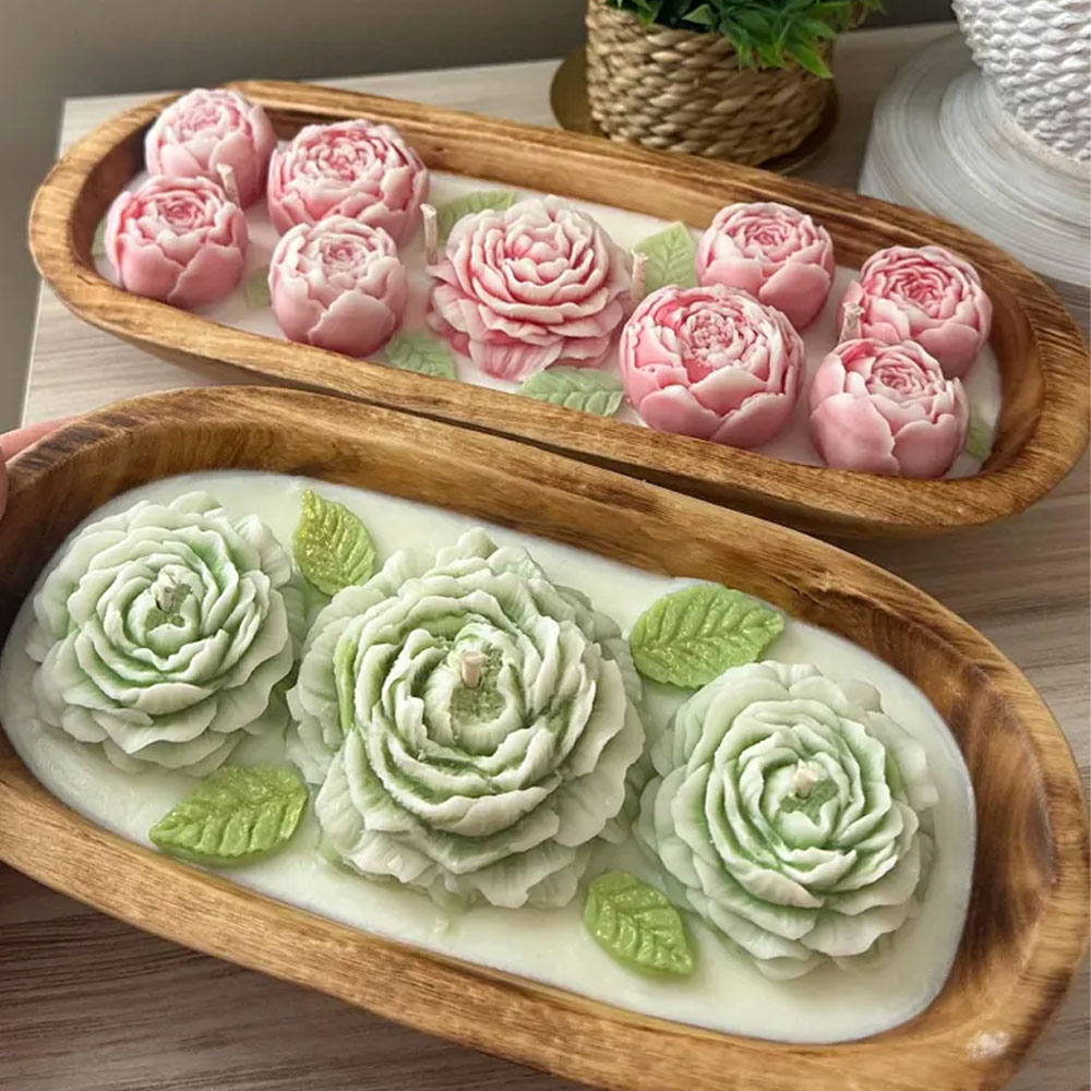 Pfingstrose Rose Silikon Kerze – Candle Making Austin Bewertung und Preis