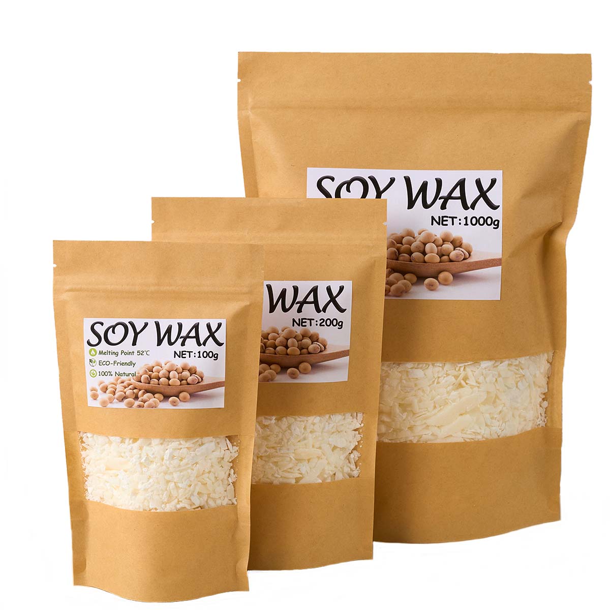 1 Pfund reinweißes Sojawachs f – Candle Making Kit Bewertung und Preis