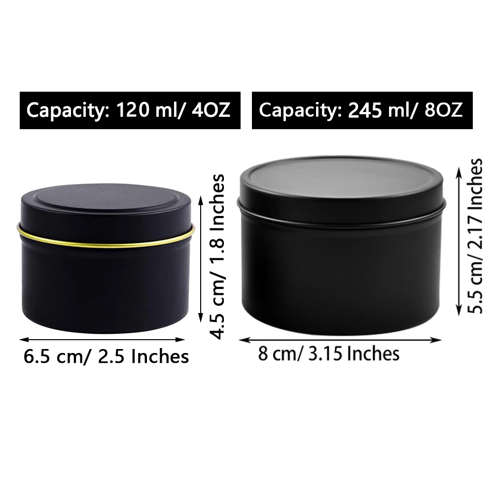 4 Unzen/8 Unzen Kerzendosen mi – Candle Making Jars With Lids Bewertung und Preis