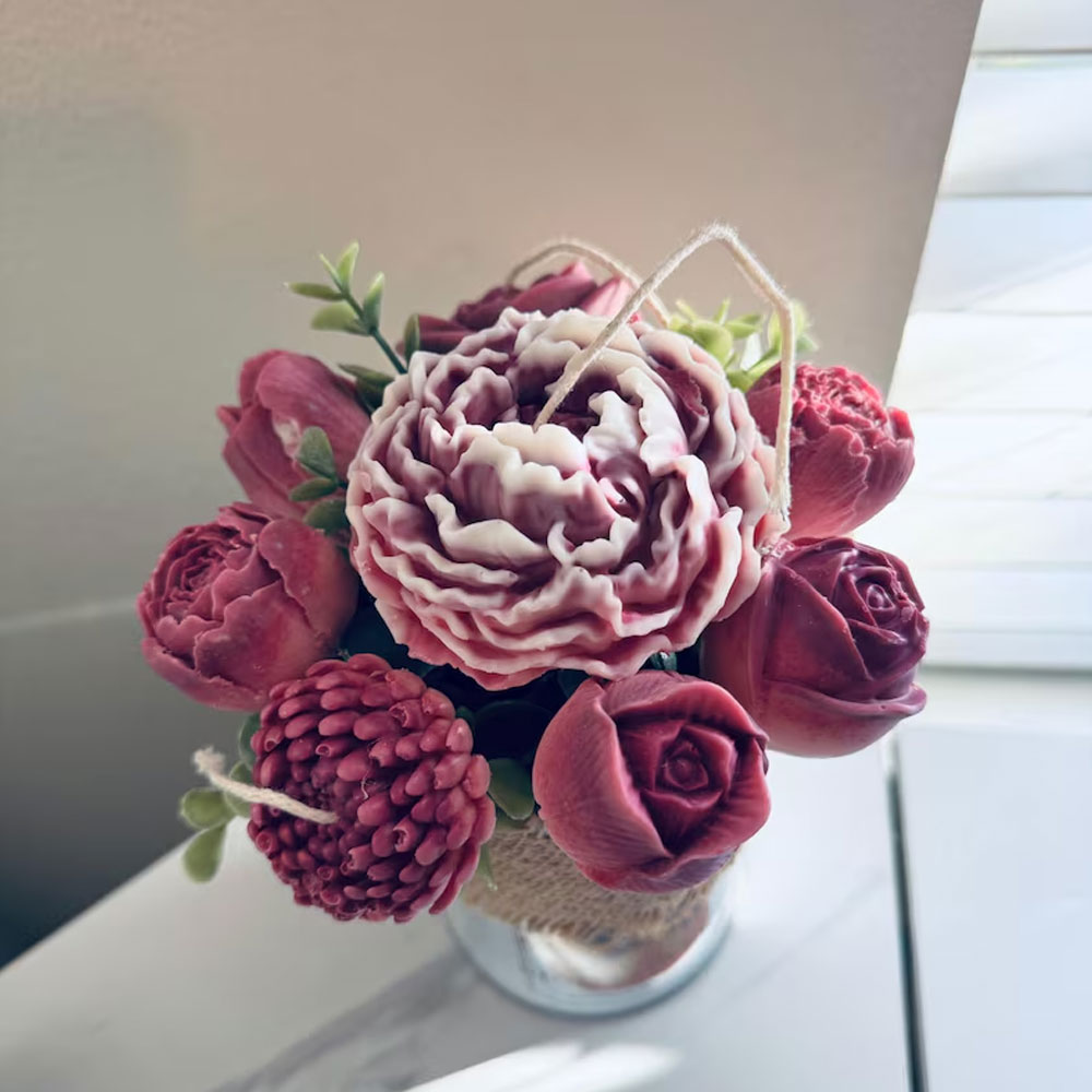 Rose Tulpe Silikon Kerze Form  – Candle Making Austin Bewertung und Preis
